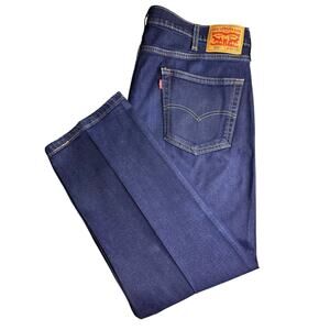 Levi Strauss 502 Men’s Jean Size 40x30 Dark Wash inseam 29" Dry Cleaned/Starched